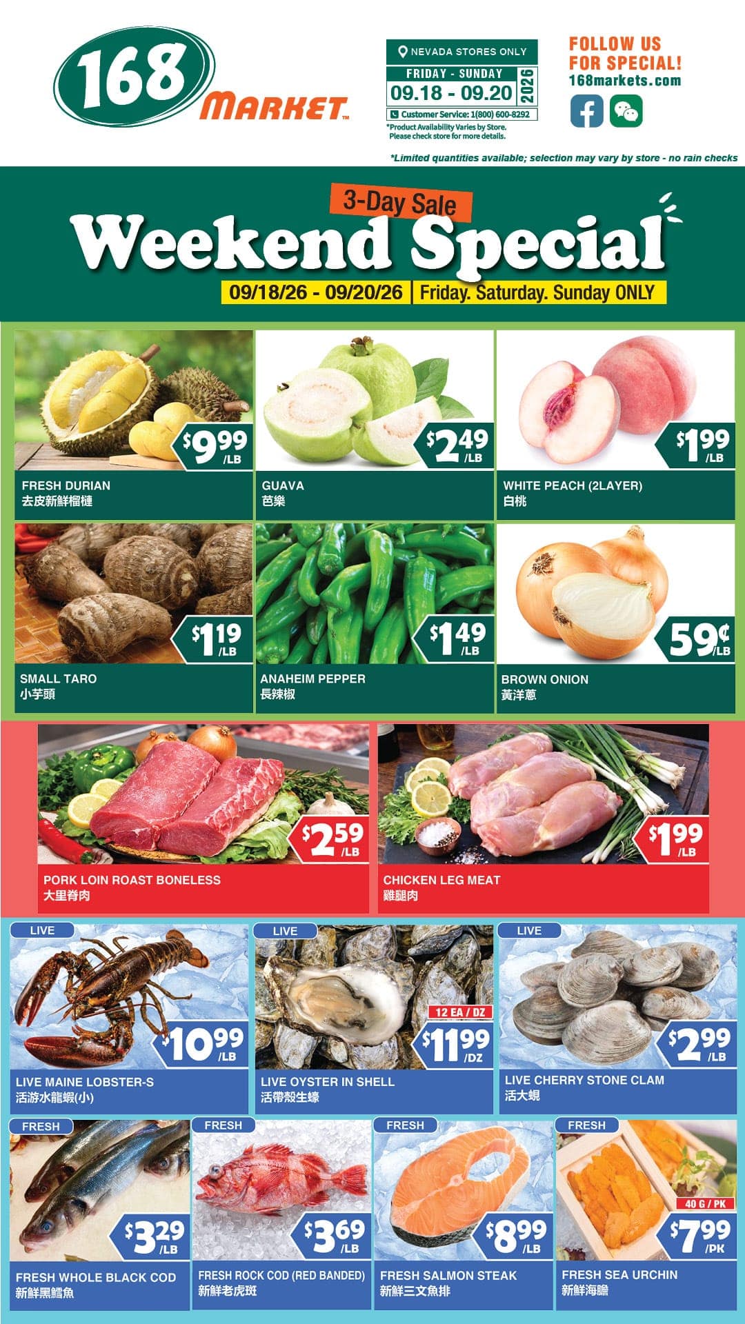168 Market weekly flyer, page 2 of 7