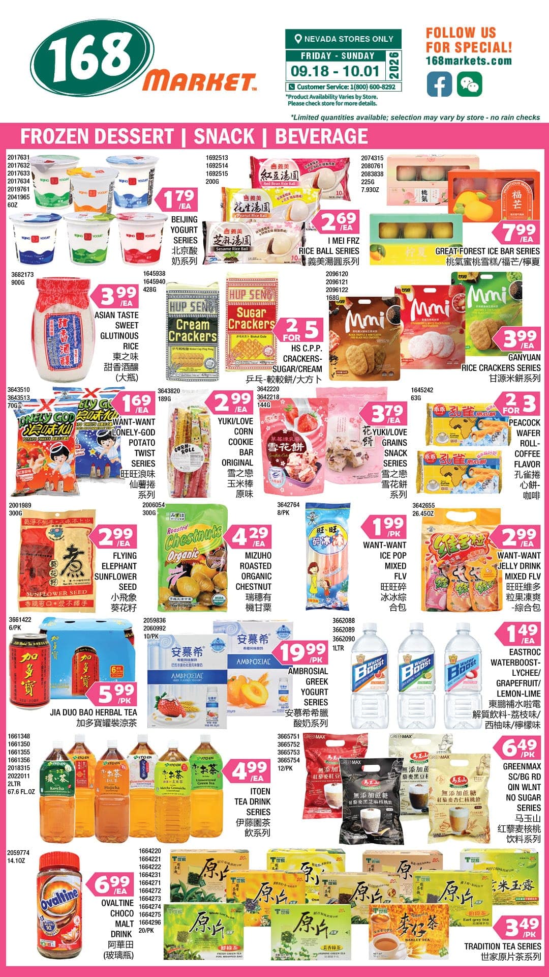 168 Market weekly flyer, page 4 of 7