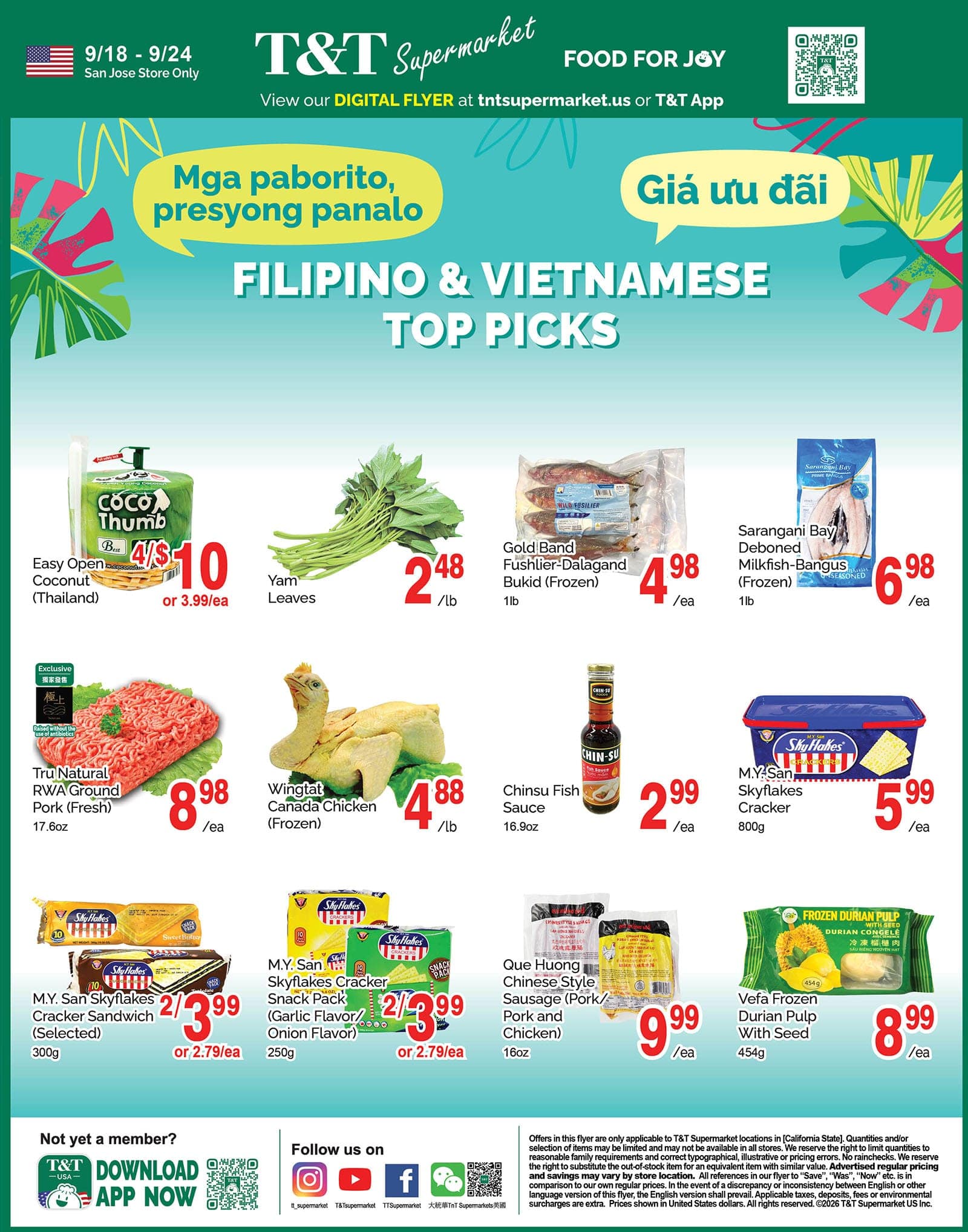 T&T Supermarket weekly flyer, page 5 of 5