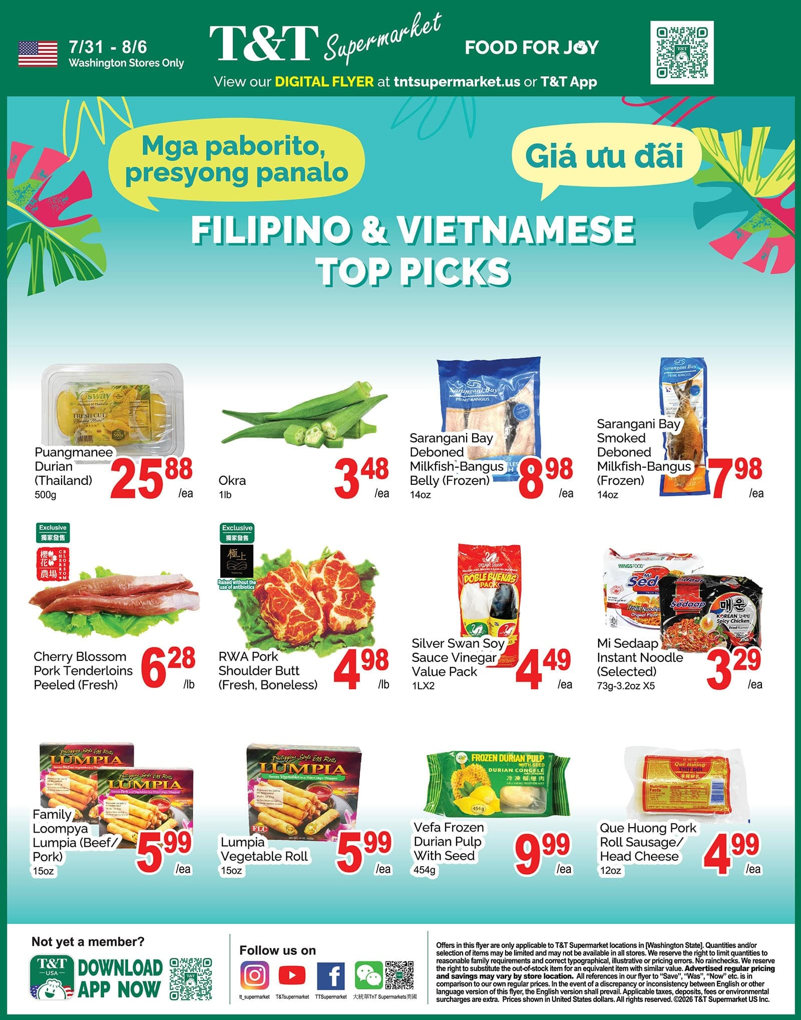 T&T Supermarket weekly flyer, page 5 of 5